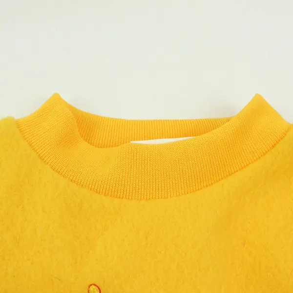 Miss Lana Punk Princess Girls Yellow Fleece Sweatshirt 3T