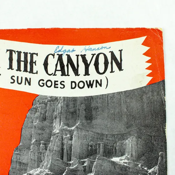1936 Roy Rogers Ridin' Down the Canyon Sheet Music Republic Pictures