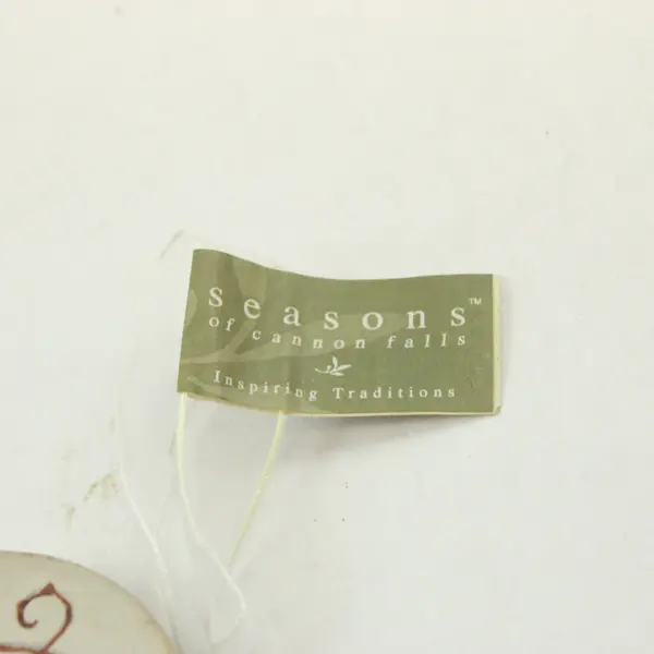 Seasons of Cannon Falls Peace Angel Heart Ornament 4 x 3.5 in