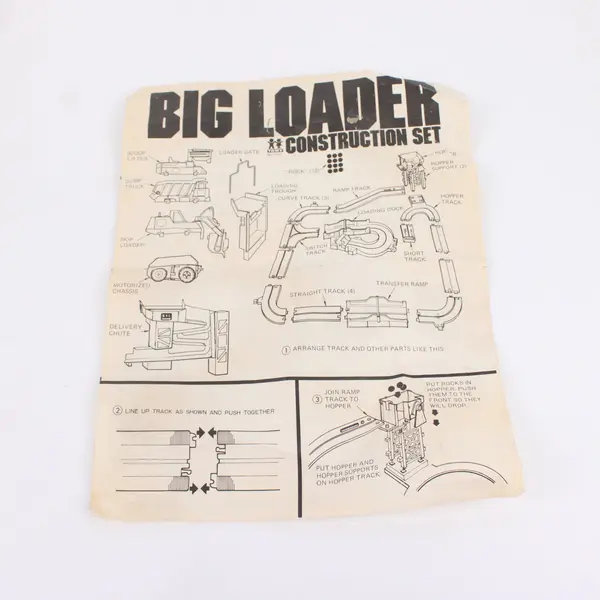 Tomy Big Loader Construction Set Assorted Track & Playset Parts Used