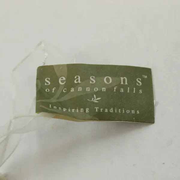 Seasons of Cannon Falls Glazed Ceramic Angel Christmas Ornament Joy Earth Tone 
