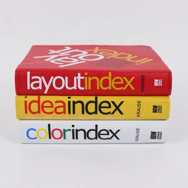 Jim Krause Index Series Color Idea Layout Design Books Lot of 3
