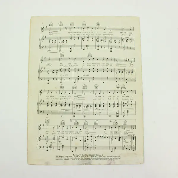 I Wonder Who's Kissing Her Now Sheet Music June Haver Mark Stevens