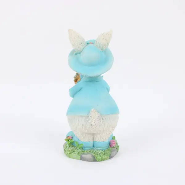 Bunny Gardens Limited Edition Turquoise Easter Bunny Figurine 8 Inch