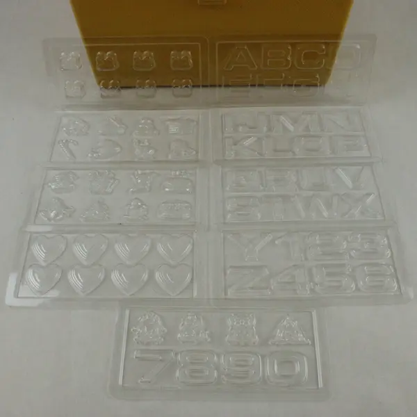 Candle Making Molds Metal Craft Shapes Organizer Box Lid