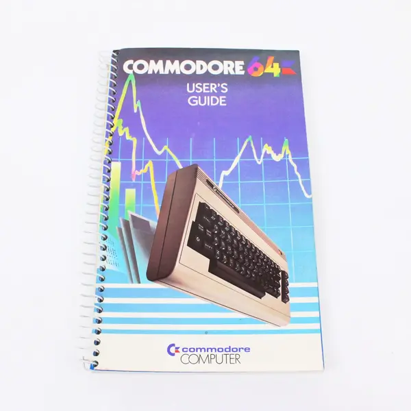1982 Commodore 64 User's Guide Spiral Bound Computer Manual Booklet