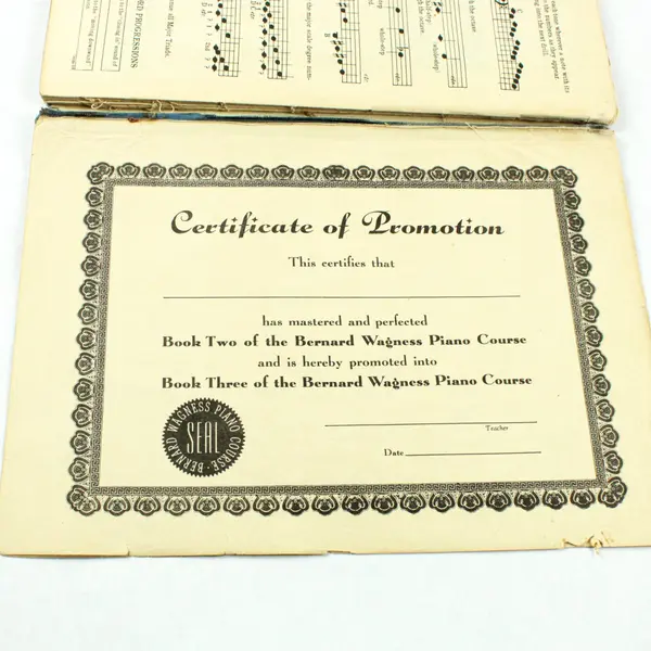 Bernard Wagness Piano Course Book Two c1939 Oliver Ditson