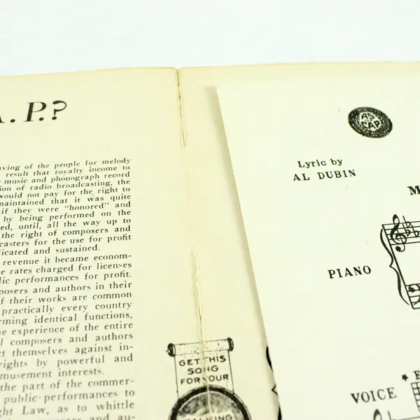 Mr. Dodd Takes the Air Remember Me Sheet Music Cover Artwork