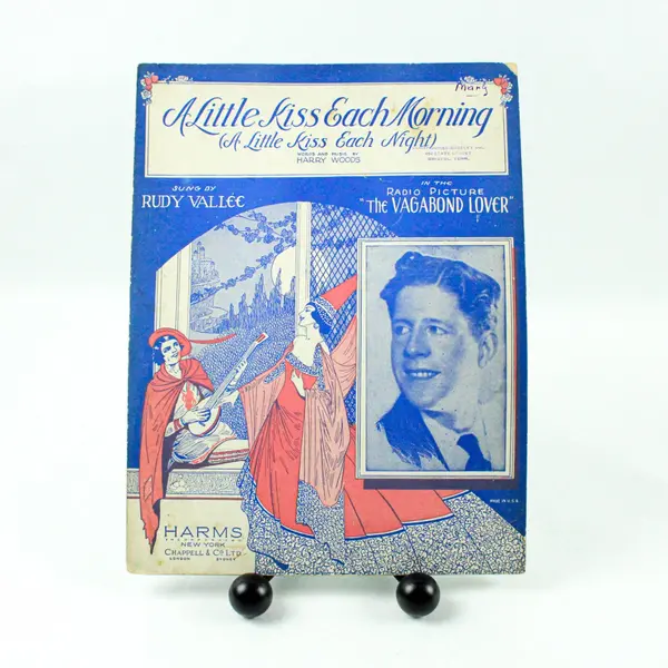 A Little Kiss Each Morning Sheet Music Rudy Vallée From The Vagabond Lover