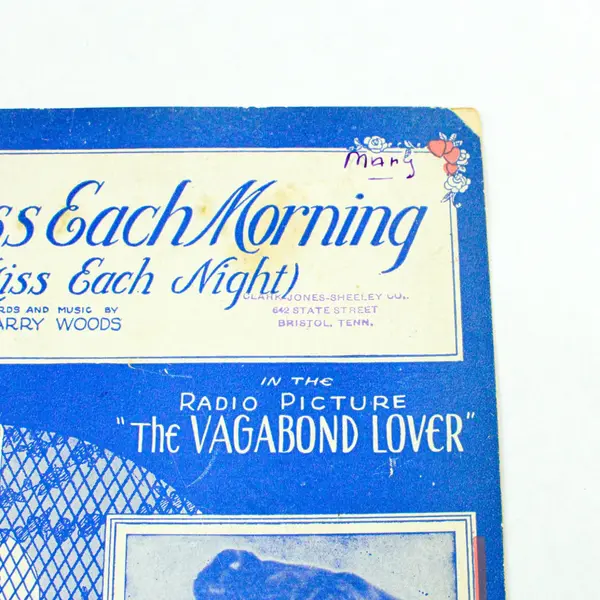 A Little Kiss Each Morning Sheet Music Rudy Vallée From The Vagabond Lover