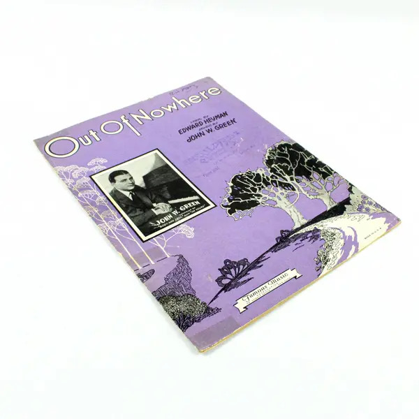 Out of Nowhere Sheet Music 1931 John Green Edward Heyman Fox Trot Key G