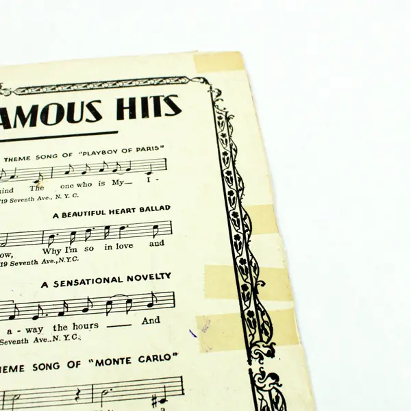 Out of Nowhere Sheet Music 1931 John Green Edward Heyman Fox Trot Key G