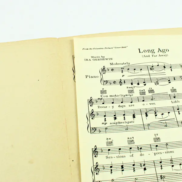 Long Ago & Far Away Sheet Music Rita Hayworth Gene Kelly Cover Girl