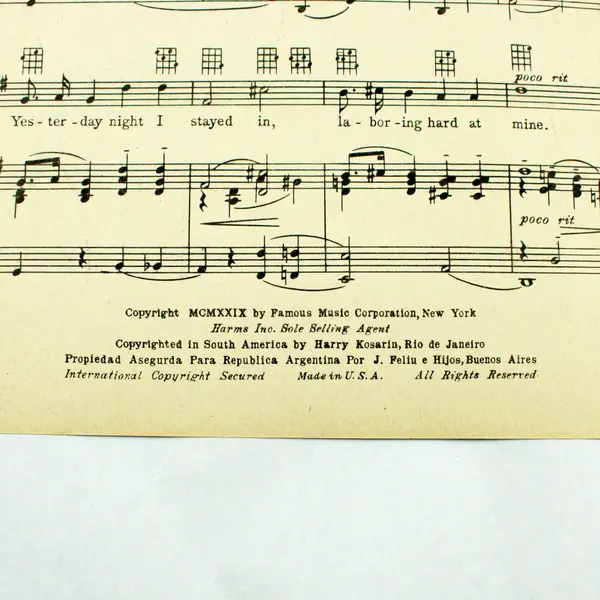 1929 Sweetie Movie Sheet Music My Sweeter Than Sweet Helen Kane