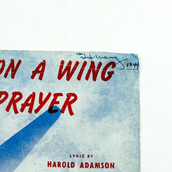Comin' In On A Wing And A Prayer 1943 Kay Kyser Sheet Music Piano Voice
