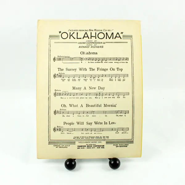 Vintage Three Little Words Nevertheless Sheet Music Fred Astaire Red Skelton