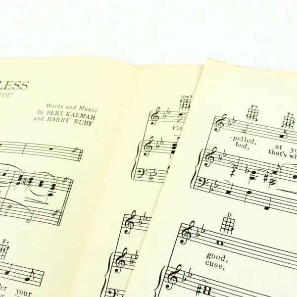 Vintage Three Little Words Nevertheless Sheet Music Fred Astaire Red Skelton