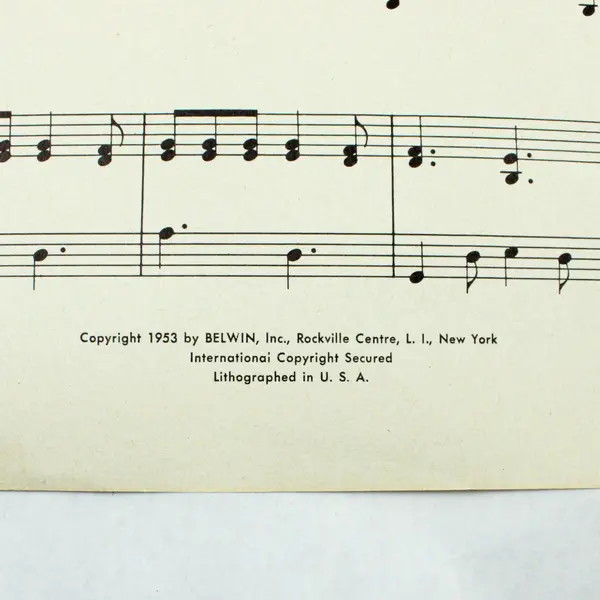 Swing and Sway Piano Solo Sheet Music Miller Shoemaker Vintage
