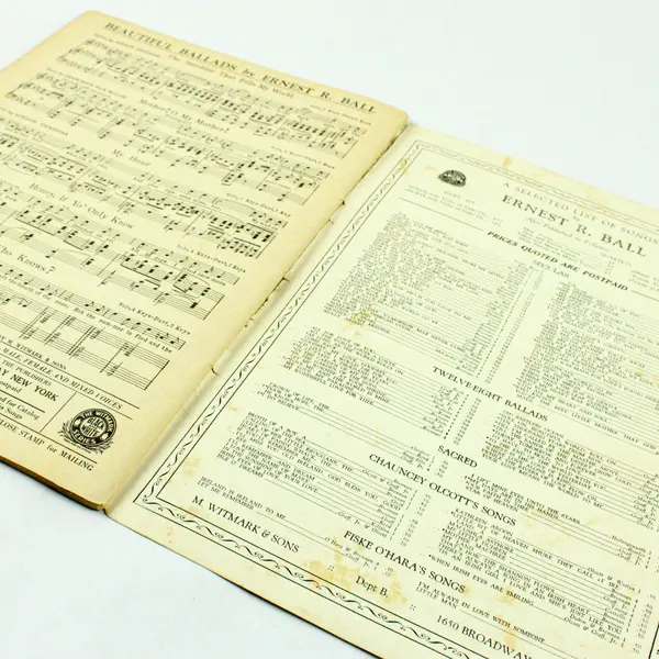 Ernest R. Ball A Collection of Beautiful Ballads Sheet Music Songbook