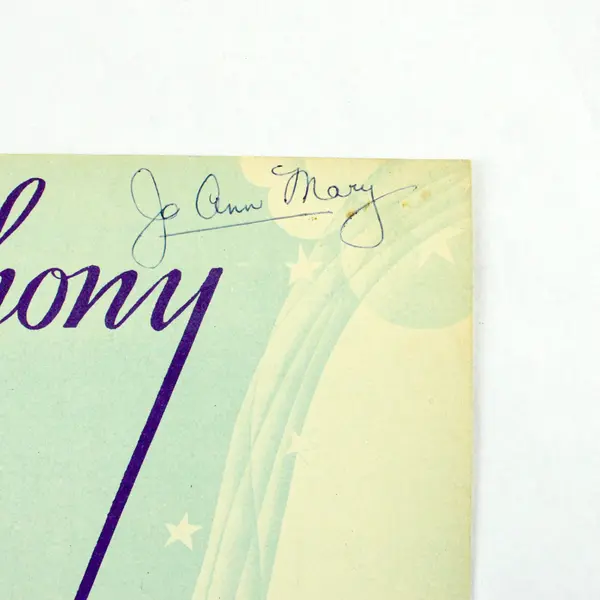 Vintage Symphony Sheet Music Johnny Desmond Vocalist Music Ephemera