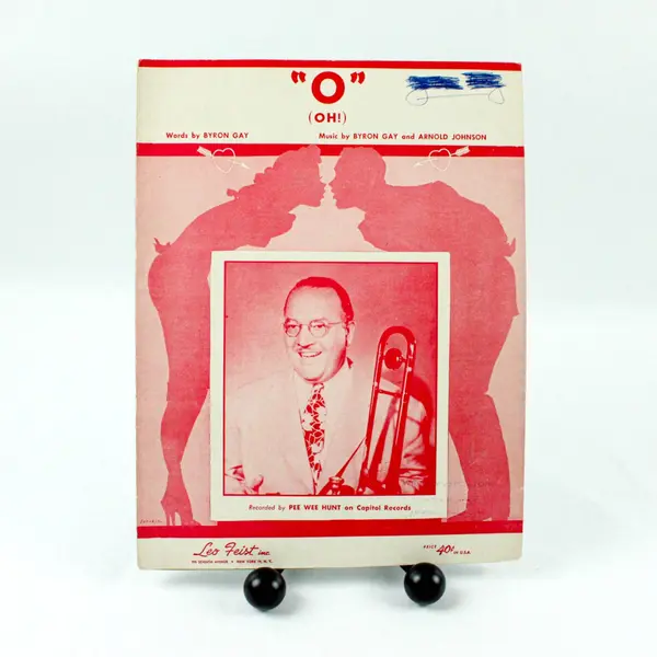 1953 O (Oh!) Sheet Music Pee Wee Hunt Capitol Records