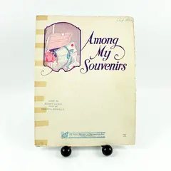 Among My Souvenirs Vintage Sheet Music Edgar Leslie Horatio Nicholls