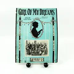 Girl of My Dreams Ukulele Sheet Music Jack Mills Illustrated Cover