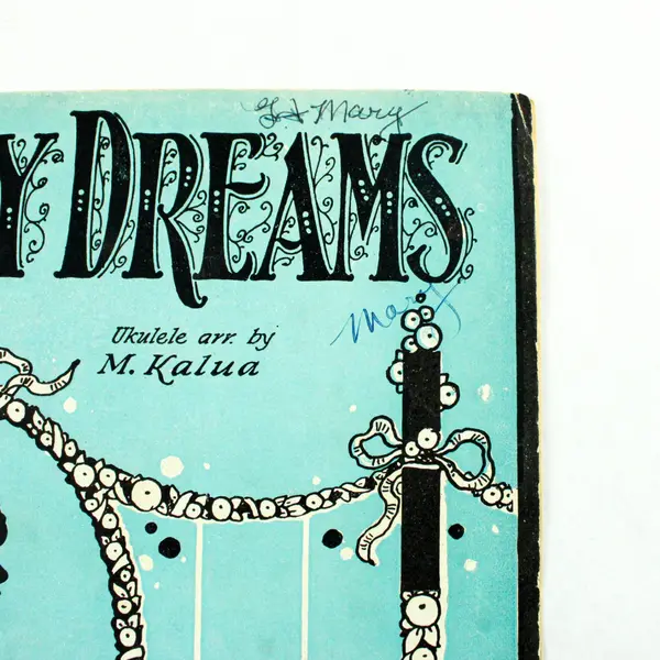 Girl of My Dreams Ukulele Sheet Music Jack Mills Illustrated Cover