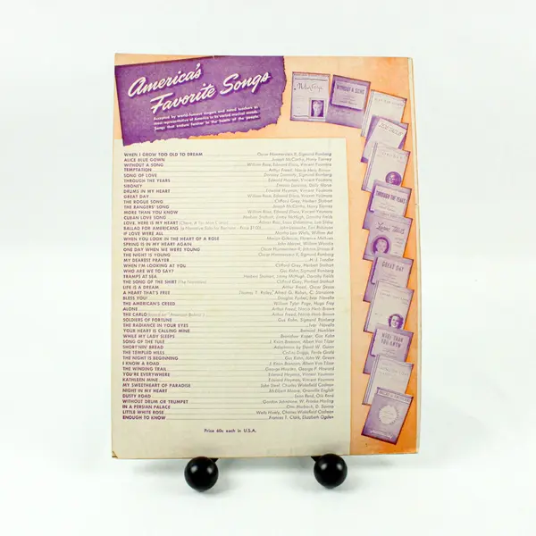 Vintage Through the Years Sheet Music Edward B. Hyman Vincent Youmans