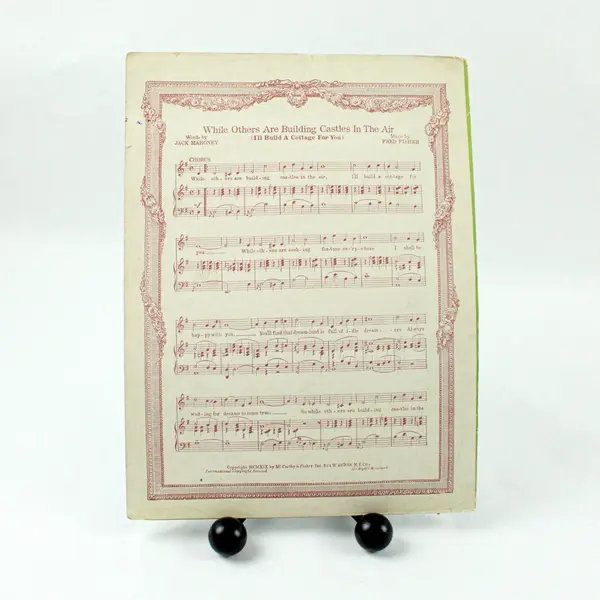 Cheating Sheet Music Howard Rogers Fred Fisher Sam Ehrlich McCarthy
