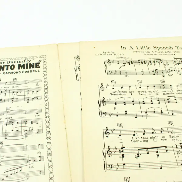 In A Little Spanish Town Sheet Music Mabel Wayne Lewis & Young Feist