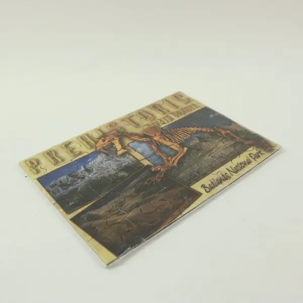 RPG South Dakota Badlands Sabertooth Tiger Puzzle Postcard #990013
