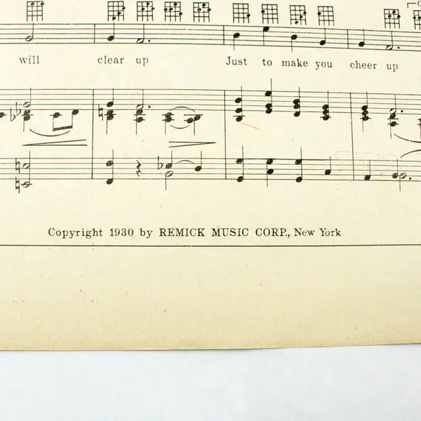 1930 Cryin' For The Carolines Sheet Music Spring Is Here Movie Remick