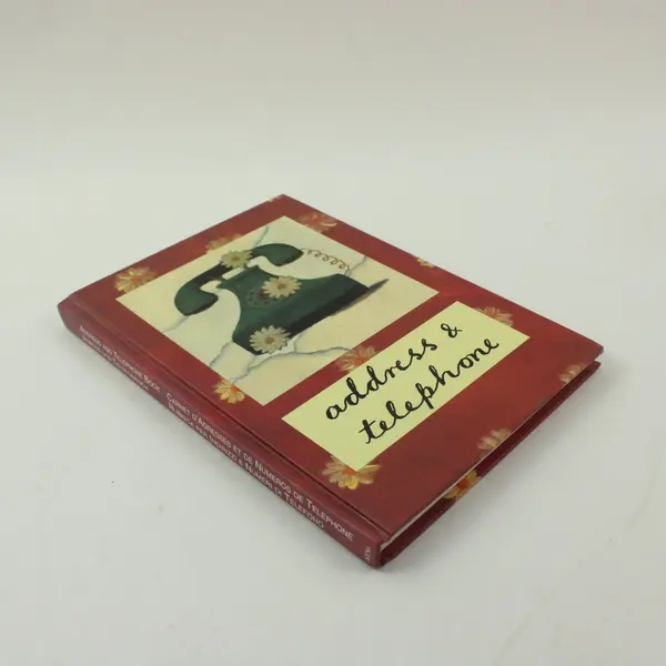 LIP International Hardcover Telephone & Address Book, 5.12"x8.4" 