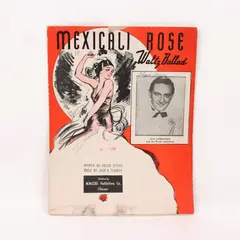 1935 Mexicali Rose Sheet Music Helen Stone Jack B. Tenney Guy Lombardo M.M. Cole