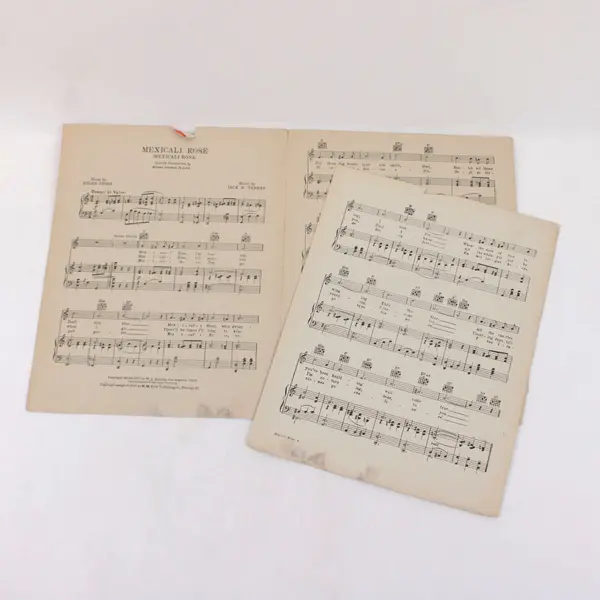 1935 Mexicali Rose Sheet Music Helen Stone Jack B. Tenney Guy Lombardo M.M. Cole