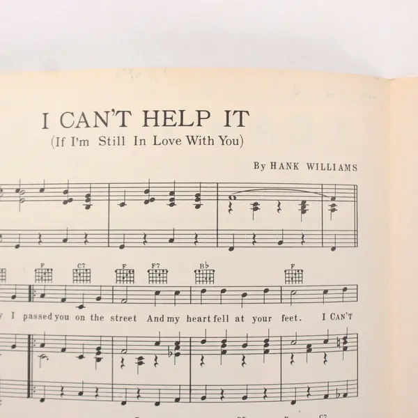 Hank Williams I Can't Help It (If I'm Still in Love With You) Sheet Music