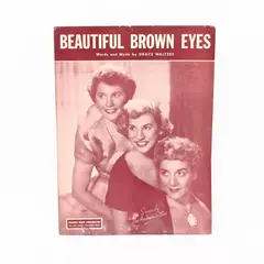 Beautiful Brown Eyes Piano Vocal Sheet Music Pickwick Music Corporation