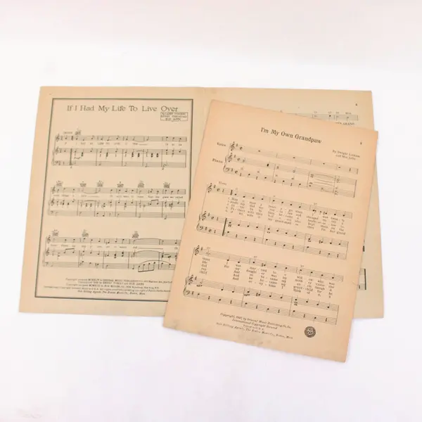 1947 I'm My Own Grandpaw Sheet Music Dwight Latham Moe Jaffe Vintage
