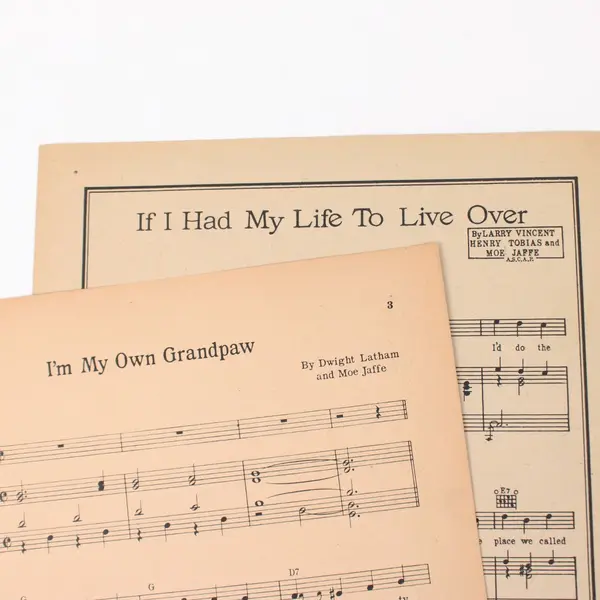 1947 I'm My Own Grandpaw Sheet Music Dwight Latham Moe Jaffe Vintage