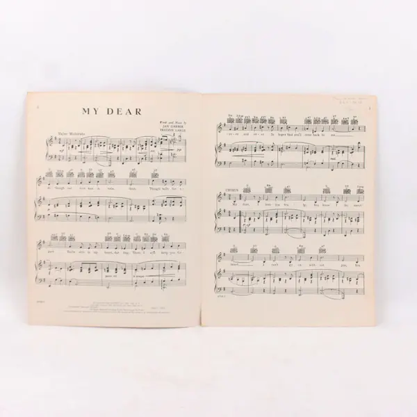 My Dear Vintage Sheet Music Leo Feist Inc. 85 Cent Edition