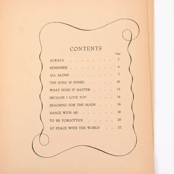 Irving Berlin Waltzes Sheet Music Piano Color Illustrated Cover