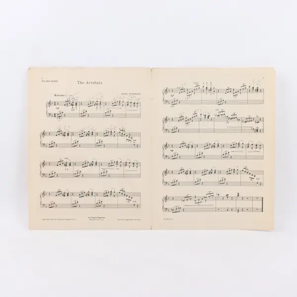 The Acrobats Piano Solo Sheet Music Anne Robinson 110-40113 Presser