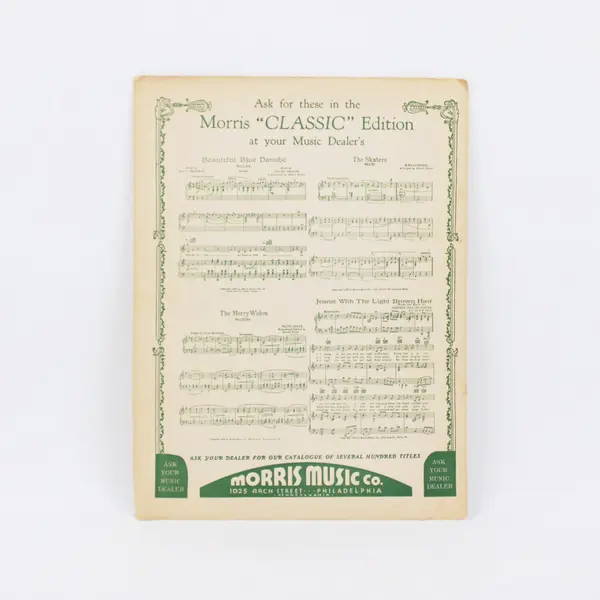 1933 The Man on the Flying Trapeze Sheet Music Guitar Chords