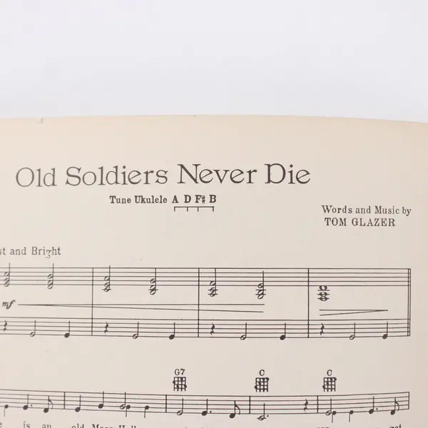 Old Soldiers Never Die Sheet Music Vaughn Monroe Warock Music