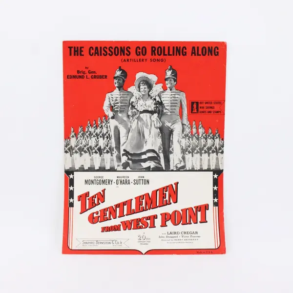The Caissons Go Rolling Along Ten Gentlemen From West Point Sheet Music