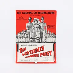 The Caissons Go Rolling Along Ten Gentlemen From West Point Sheet Music
