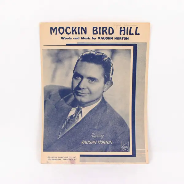 Mockin' Bird Hill Tra-La-La Sheet Music Vaughn Horton Southern Music