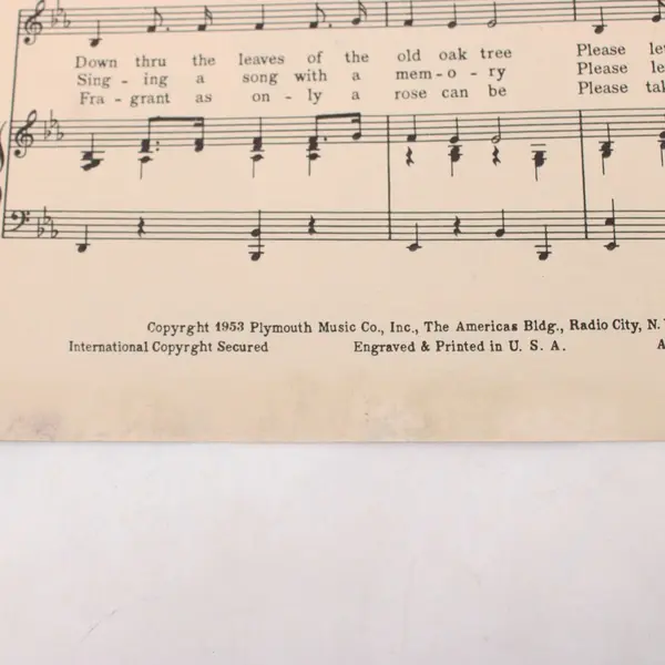 I See the Moon Sheet Music The Mariners Meredith Willson Plymouth Music