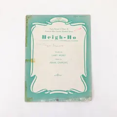 Vintage Sears Standard Series Heigh-Ho Disney Snow White Sheet Music